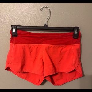 LIKE NEW Lululemon Speed Up short